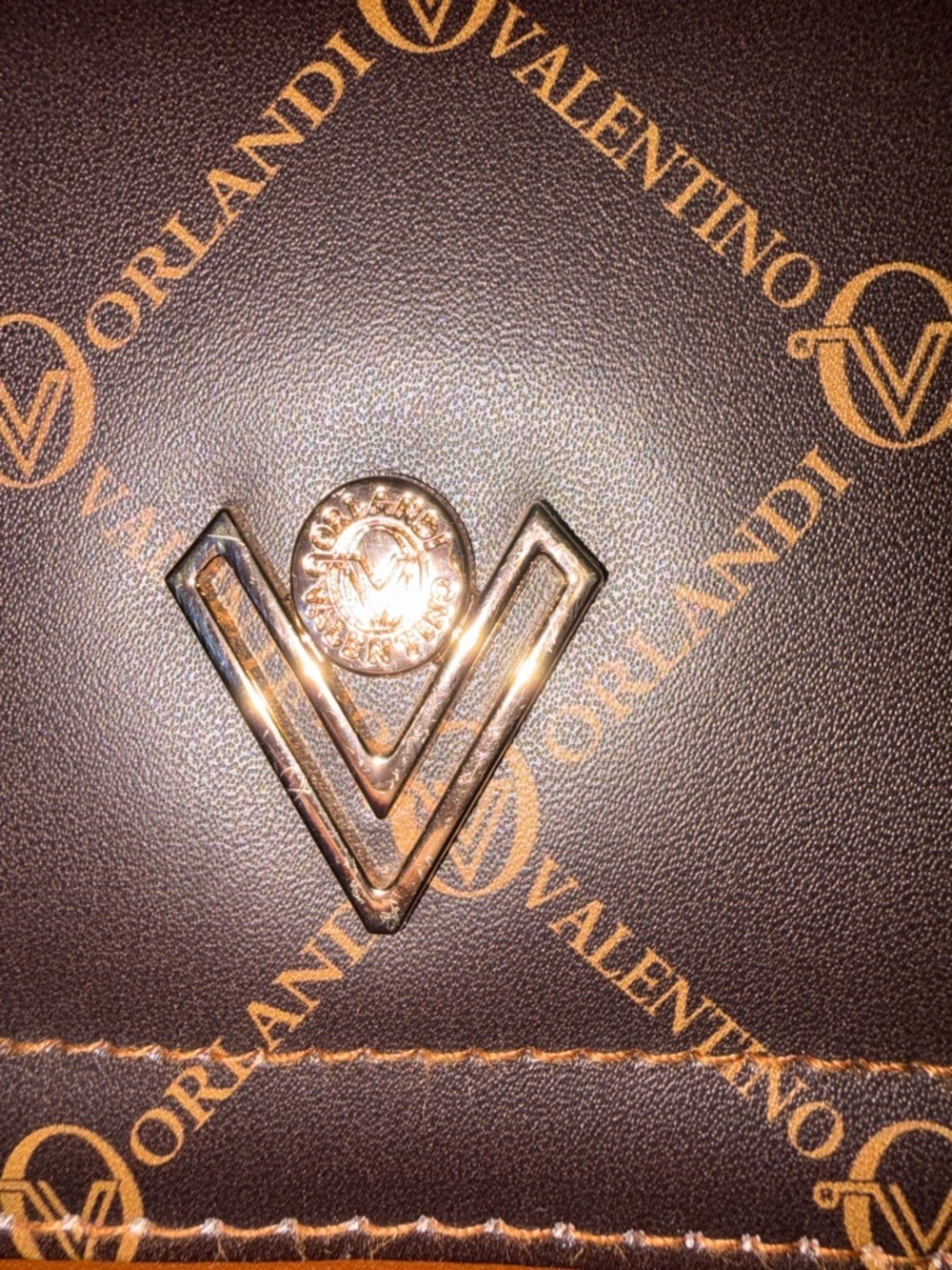 Valentino Orlandi Vegan Leather Crossbody Bag - Picture 8 of 12